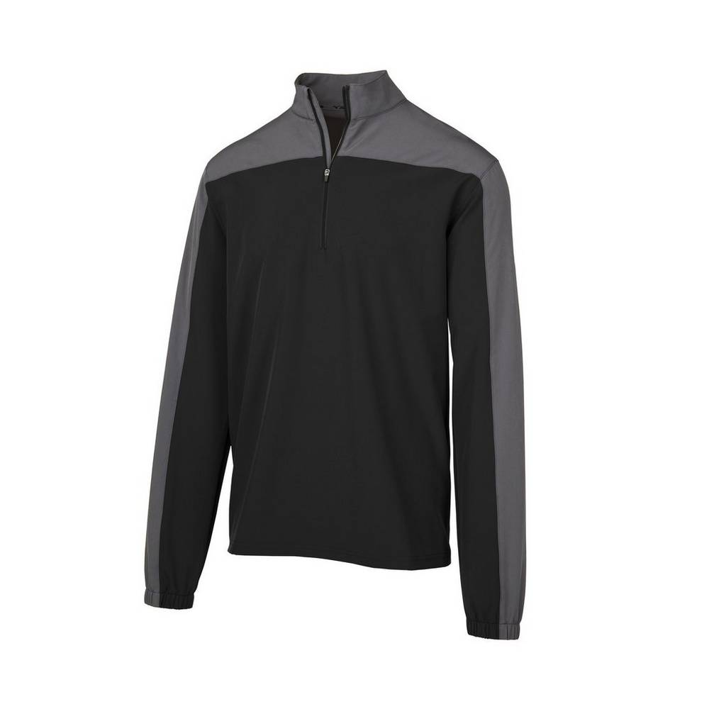 Giacca Mizuno Comp Long Sleeve Batting Uomo - Nere - 79638-RDOZ